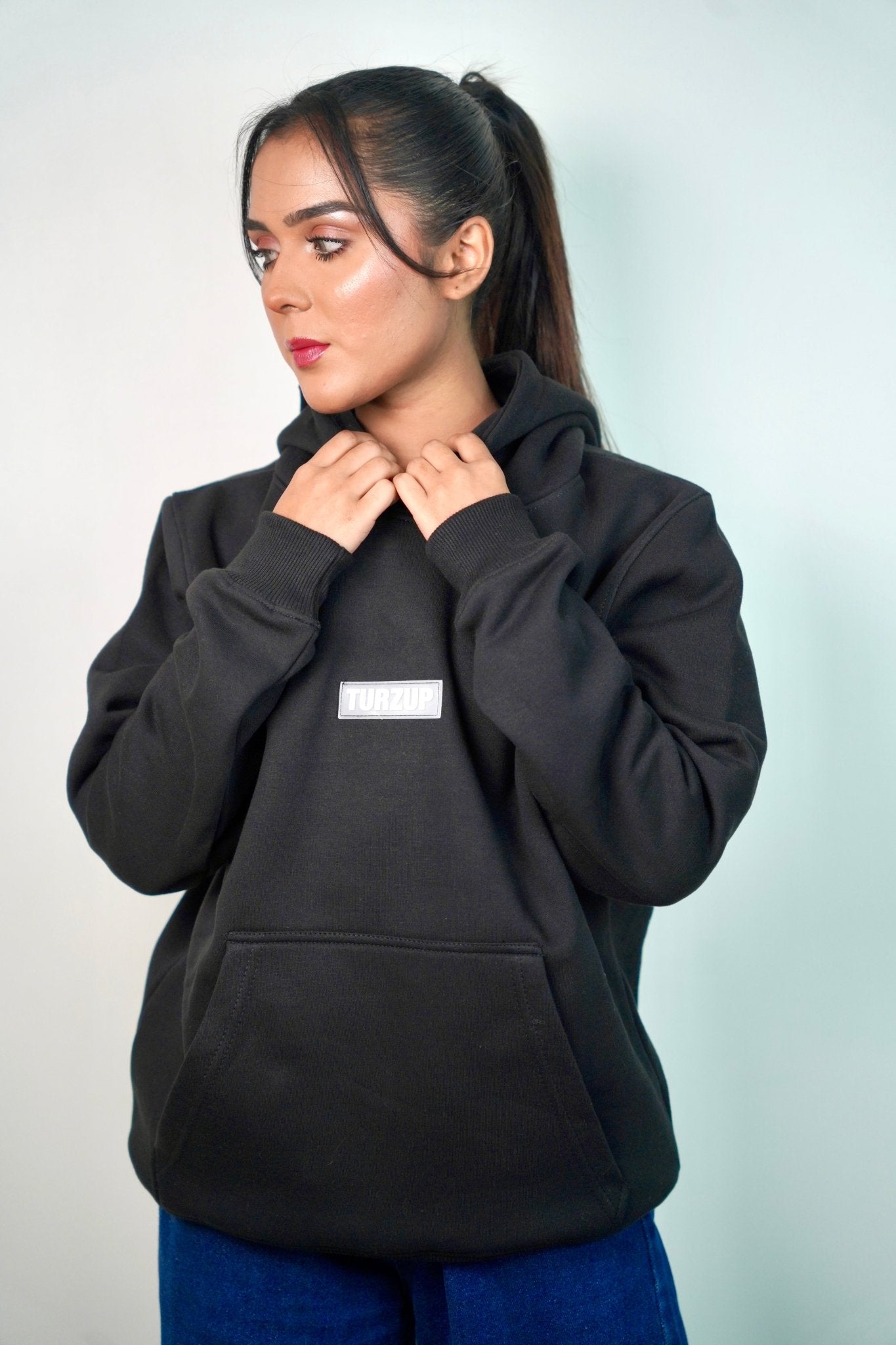 The Moon Hoodie - BLK